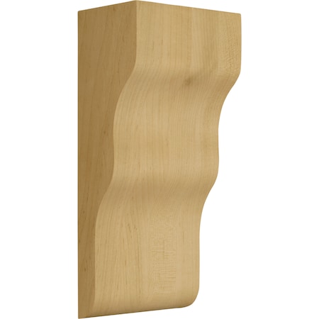 10 1/2 X 4 1/2 X 3 Chicago Contemporary Bracket In Hickory